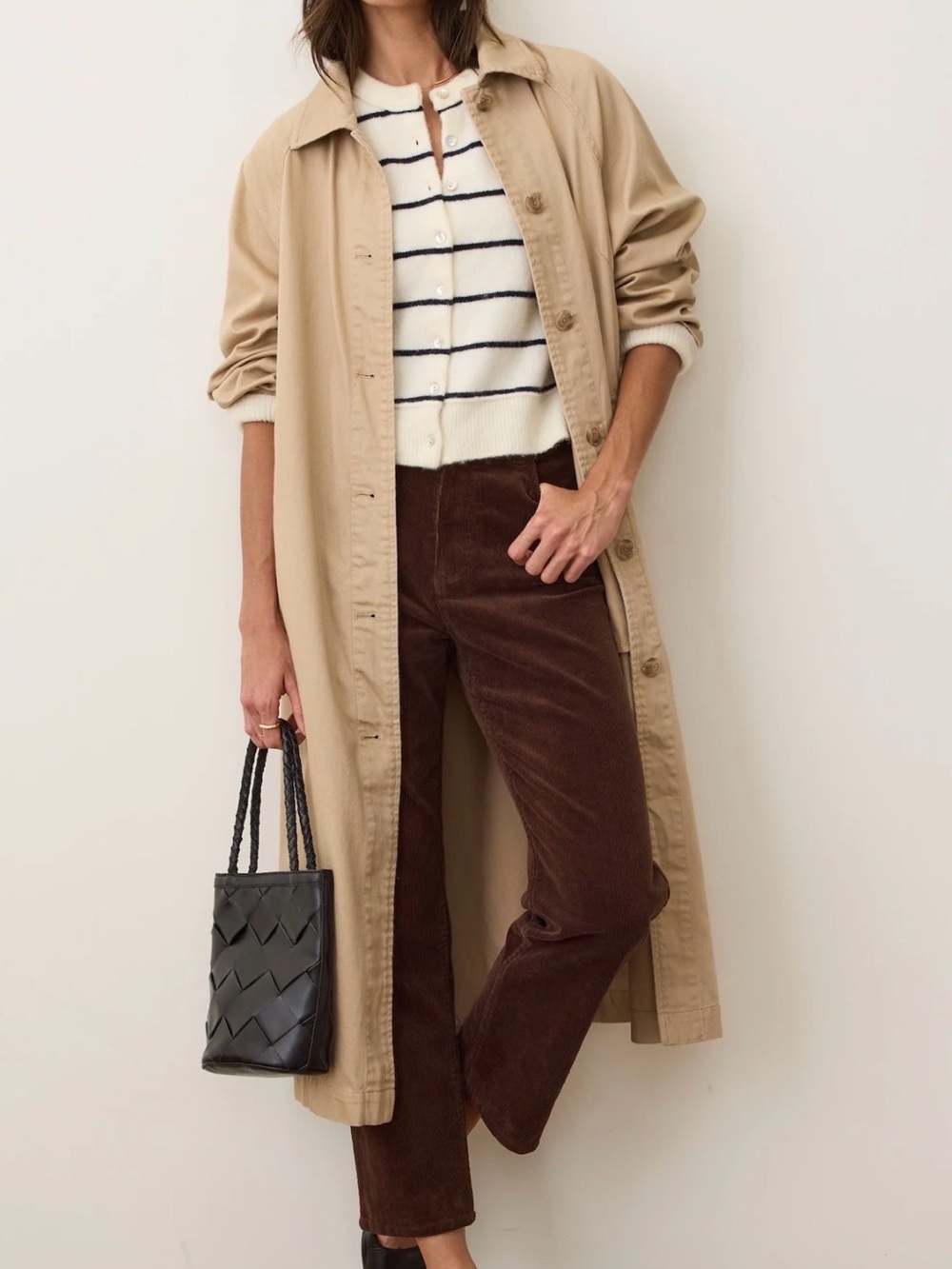 Marine Layer Hayes Twill Trench Coat